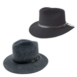 JACARU Australian Wool Hat Trilby Fedora 100% WOOL Crushable Travel Genuine 1849