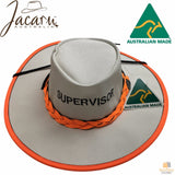 JACARU Hi Vis Safety SUPERVISOR Explorer Sun Hat UV Protection Water Resistant