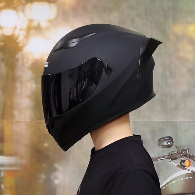 High Quality Motorcycle Helmet Racing Motorcycle Helmet Full Face - Black