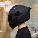 High Quality Motorcycle Helmet Racing Motorcycle Helmet Full Face - Black