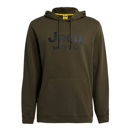 Jeep Mens Core Logo Hoodie Hoody Hooded Sweatshirt Jumper Pullover Fleece Warm