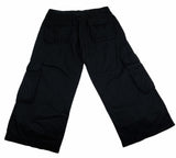 Mens 3/4 Self Stripe CARGO SHORTS Long Pants 100% COTTON