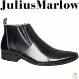 JULIUS MARLOW JM33 Cain Synthetic Leather Boots Shoes Slip On Men's Formal Work