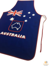 AUSTRALIA FLAG APRON Australia Day BBQ Aussie Party Costume Oven Chef Souvenir