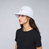 KANGOL Tropic Casual Bucket Hat K2094ST Summer Sun Brim Cap - White