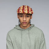 Kangol Mens Motherboard 504 Ivy Flat Cap Hat - Red Velvet