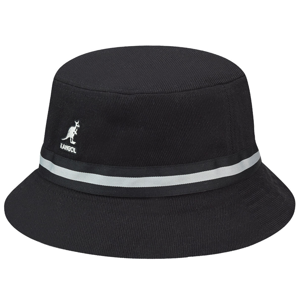 Kangol Mens Stripe Lahinch Bucket Hat - Black