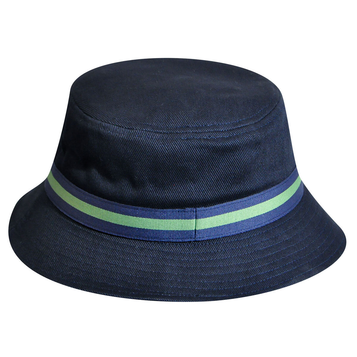 Stripe Lahinch Bucket Hat Summer Sun Protection Winter Fishing Cap Navy - Small