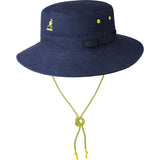 Kangol Utility Cords Jungle Hat Fishing Sun Cap Bucket Camping - Navy