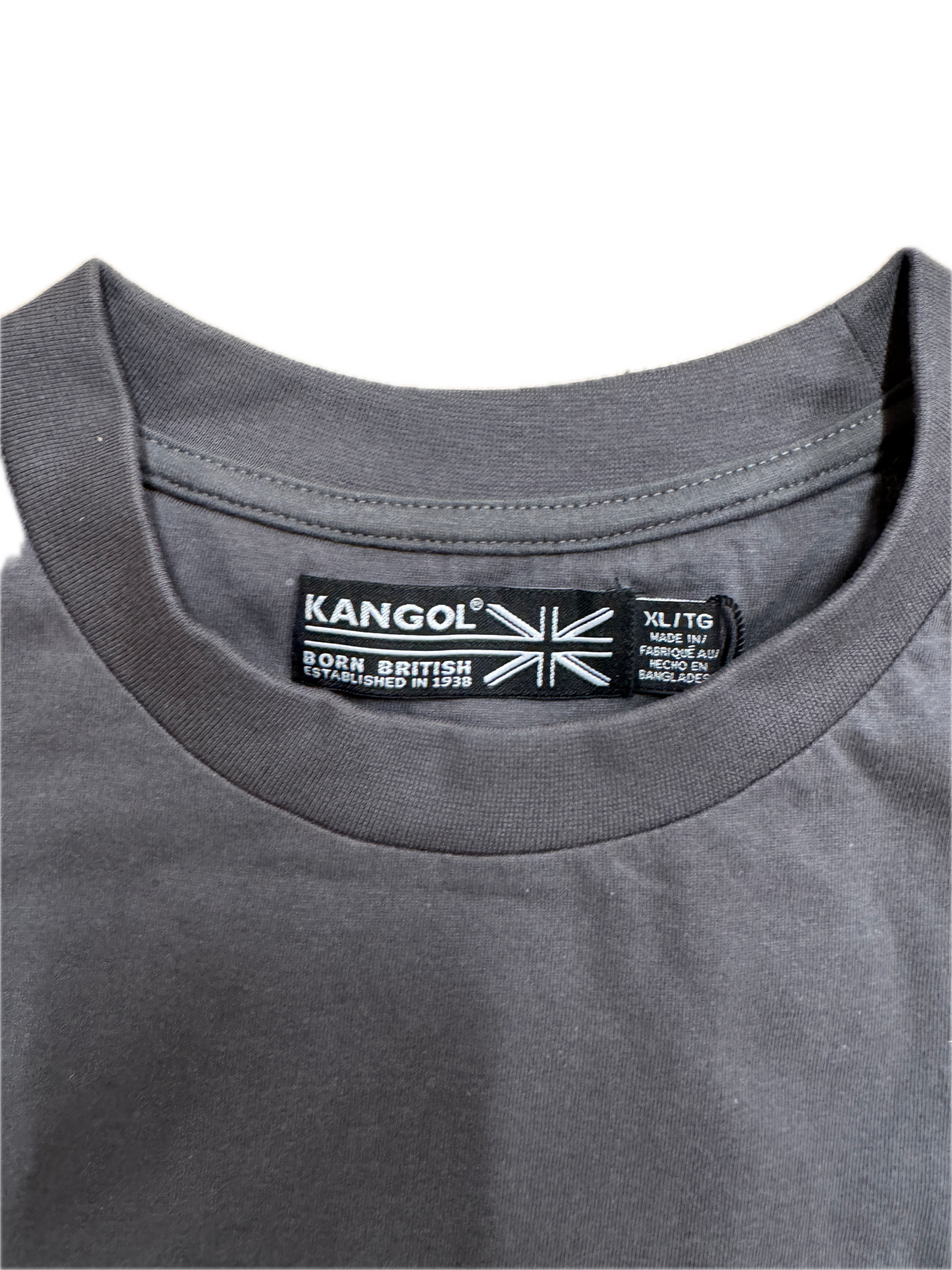 Kangol Gothic Tee T-Shirt in Charcoal