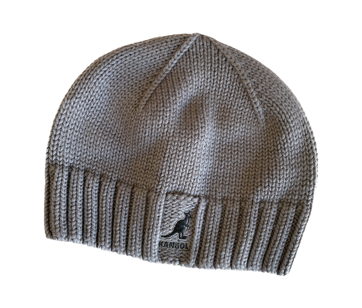 Kangol Kids Fully Fashioned Pull On Beanie Warm Winter Ski Snow Hat - Grey