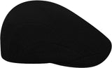 KANGOL 507 Wool Ivy Hat Cap Mens Warm Classic Winter Flat Driving - Black