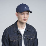 KANGOL Wool Flexfit Baseball Cap Hat - Dark Blue (Navy)