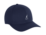 KANGOL Wool Flexfit Baseball Cap Hat - Dark Blue (Navy)