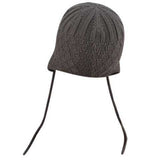 Kangol Kids Lozenge Knit Earlap Hat Beanie - Grey