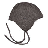 Kangol Kids Lozenge Knit Earlap Hat Beanie - Grey