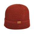 KANGOL Squad Fashioned Cuff Pull On Beanie Warm Winter Hat Knitted - Claret