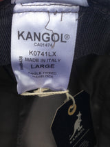 KANGOL Angle Tweed Havelock Hat - BLACK K0741LX Winter Wool Earlap MADE IN ITALY