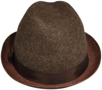 KANGOL Mens Dapper Felt & Straw Player K0818LX Wool Trilby Fedora