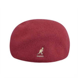 KANGOL Seamless Wool 507 Cap K0875FA Warm Winter Ivy Hat - Claret Red - L