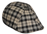 KANGOL Plaid 504 Ivy Cap Mens Flexfit Driving Newsboy Hat - Velvet Check - L/XL