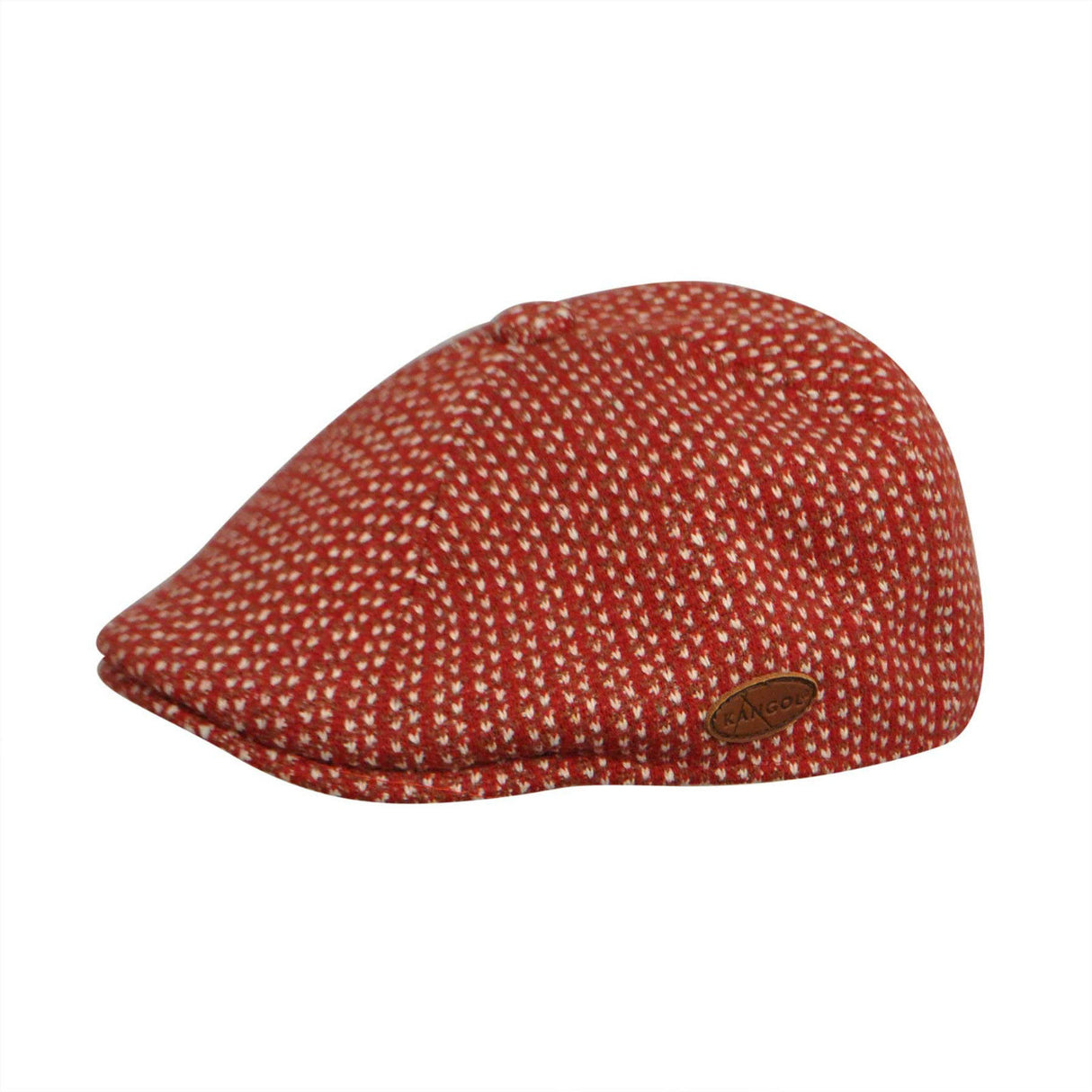 KANGOL Houndstooth 507 Ivy Cap Wool Blend Hat K1543CO Winter Warm - Claret Red (CL607)