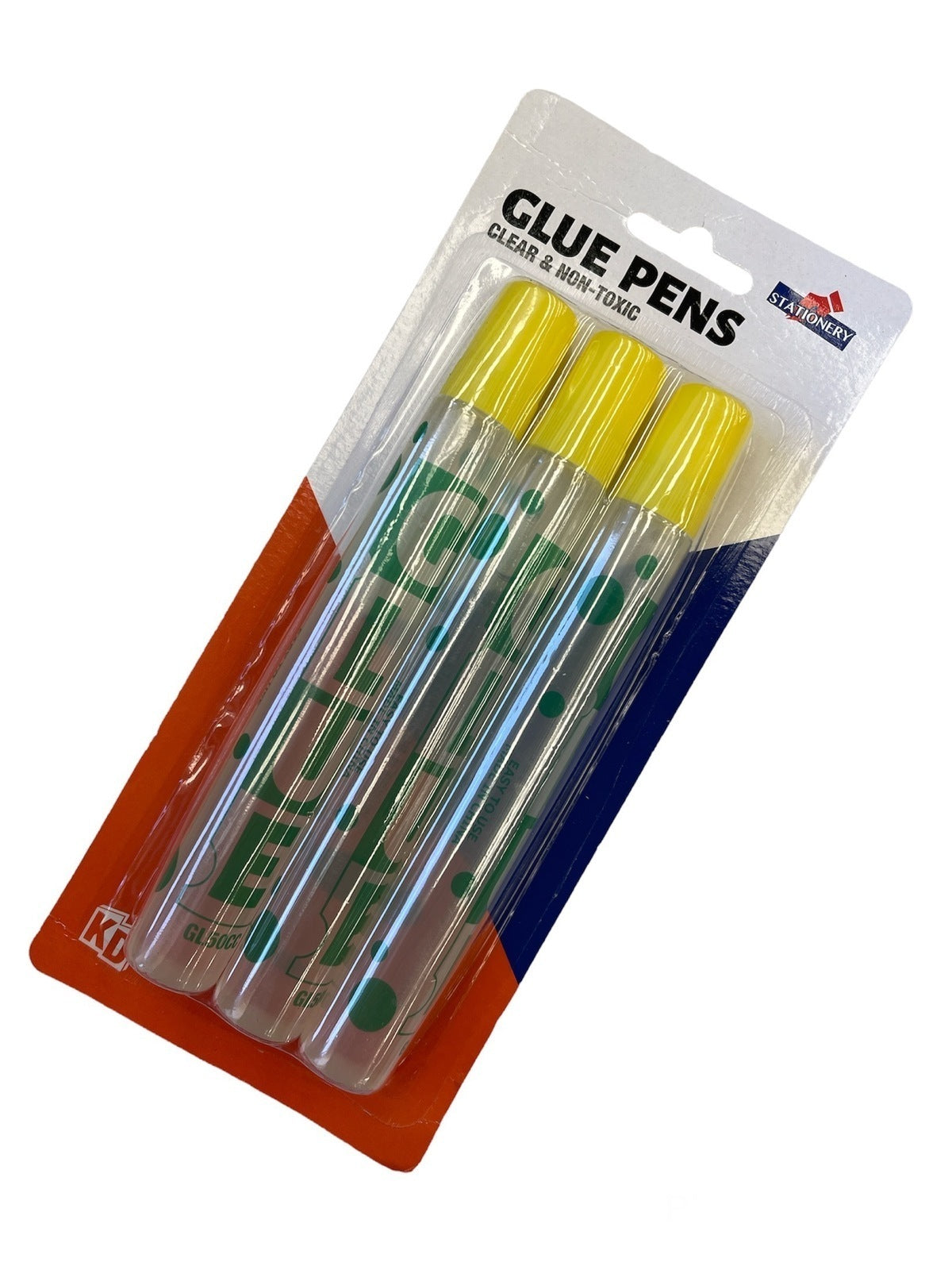 1 Pack of 3 LIQUID GLUE STICK PEN School All Purpose Adhesive Clear Stationary Student