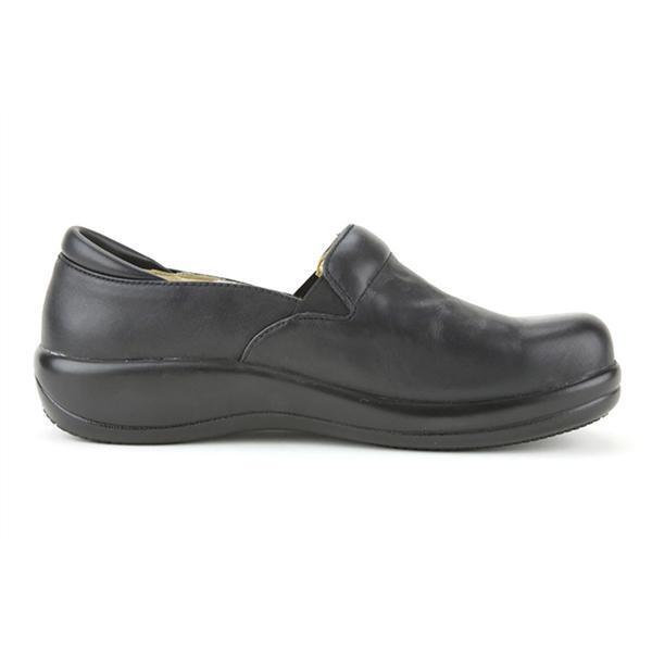 Alegria Kelli Nursing Shoes Slip On Womens Work Hospitality - Black Nappa