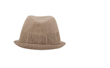 KANGOL Lace Panel Duke Hat K0593FA Trilby Fedora Stingy Brim - Mousse - M