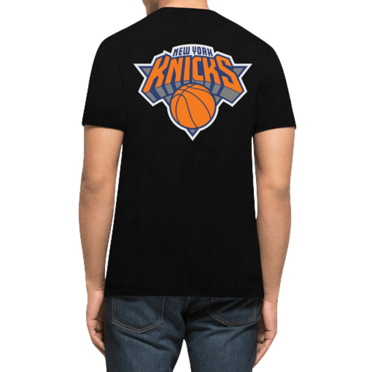 New York Knicks Team Mens '47 MVP Splitter T-Shirt Basketball NBA - Jet Black