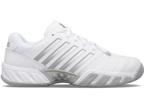 K-Swiss Womens Bigshot 4 AC Tennis Shoes - White/Silver