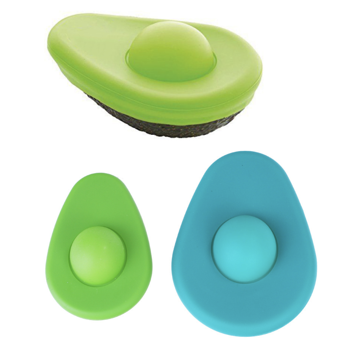 2pcs Avocado Keeper Saver Food Hugger Storage Covers Stay Fresh Silicone