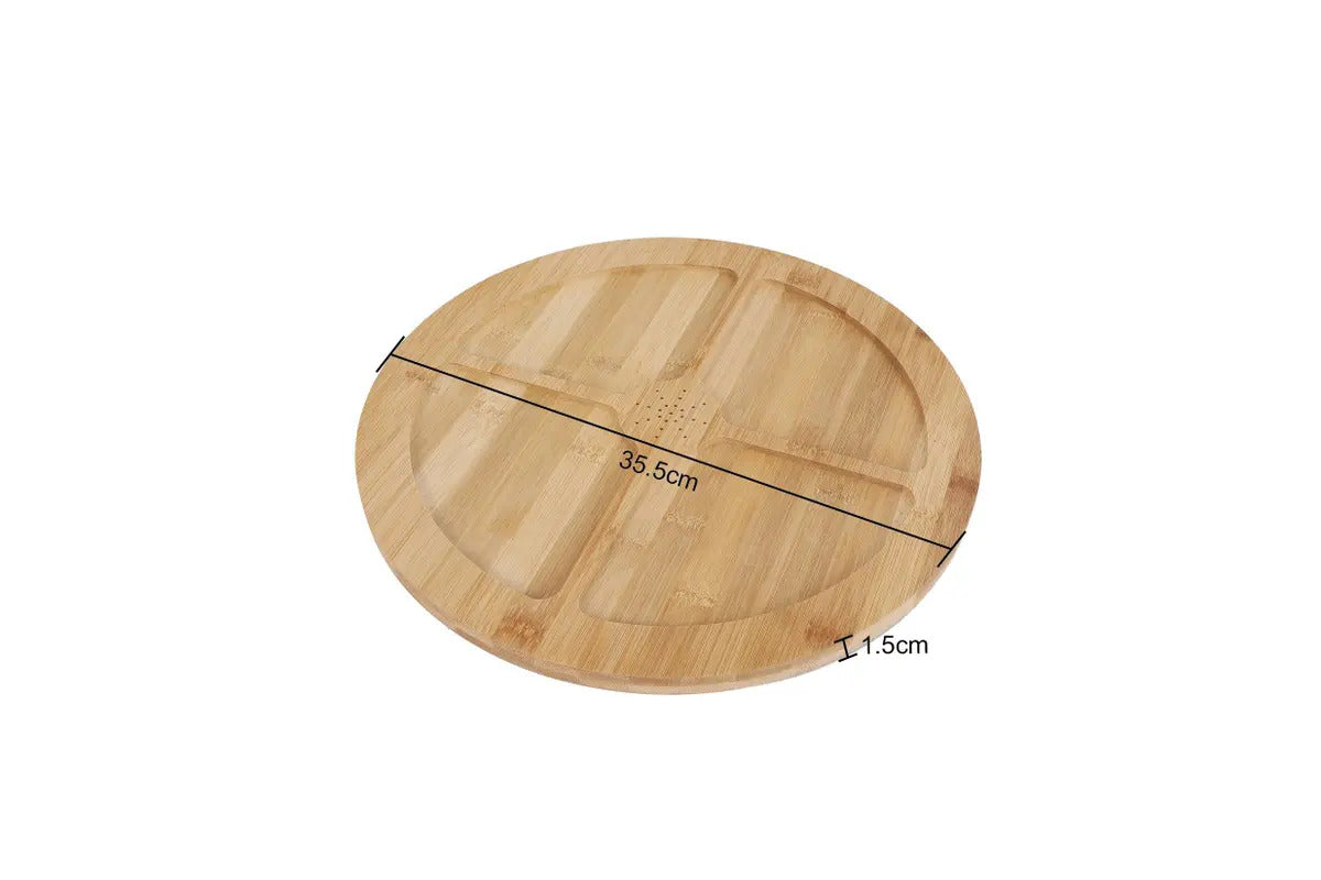 Bamboo Lazy Susan Turntable