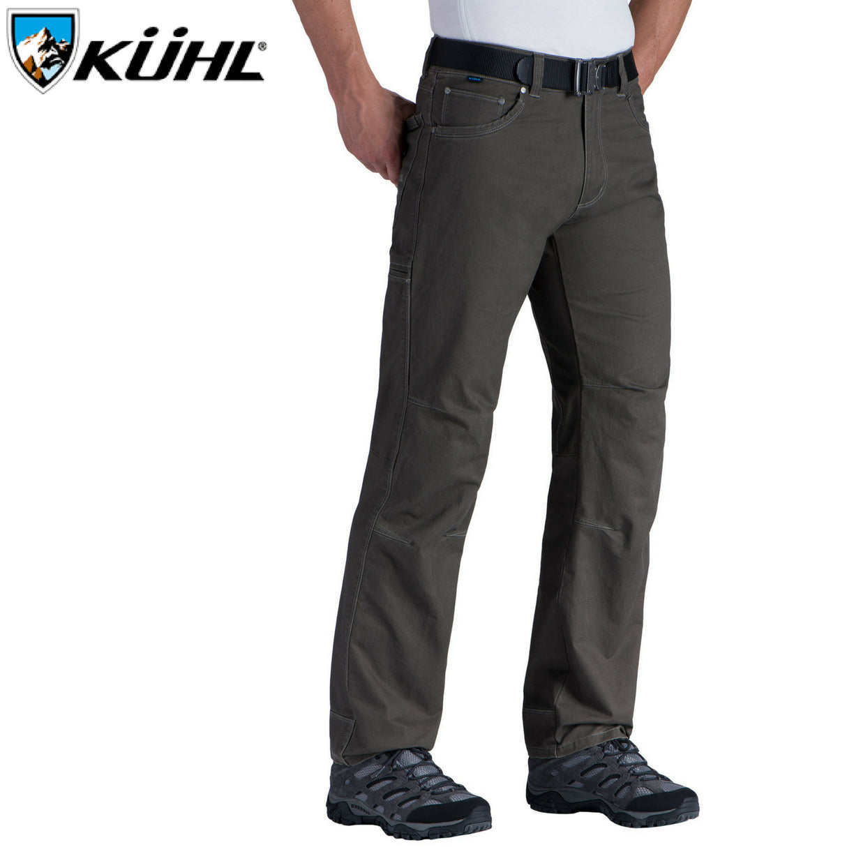 KUHL Mens Rydr Pant 32" Inseam Mens Trousers Combed Cotton Hiking Cargo