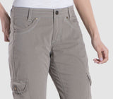 KUHL Womens Splash Roll Up Pants 32" Inseam Convertible Trousers  - Khaki