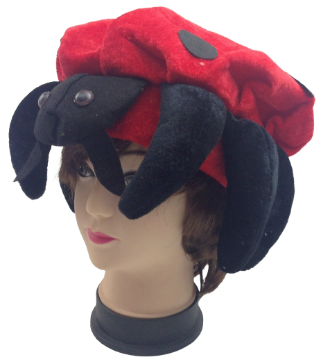 LADYBUG HAT Animal Novelty Cap Party Wear Fancy Dress Costume Accessory