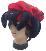 LADYBUG HAT Animal Novelty Cap Party Wear Fancy Dress Costume Accessory