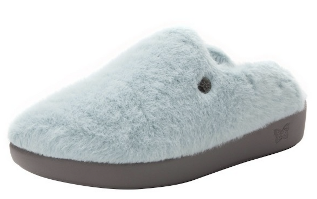 Alegria Womens Leisurelee 2 Open Back Comfortable Slippers - Aqua