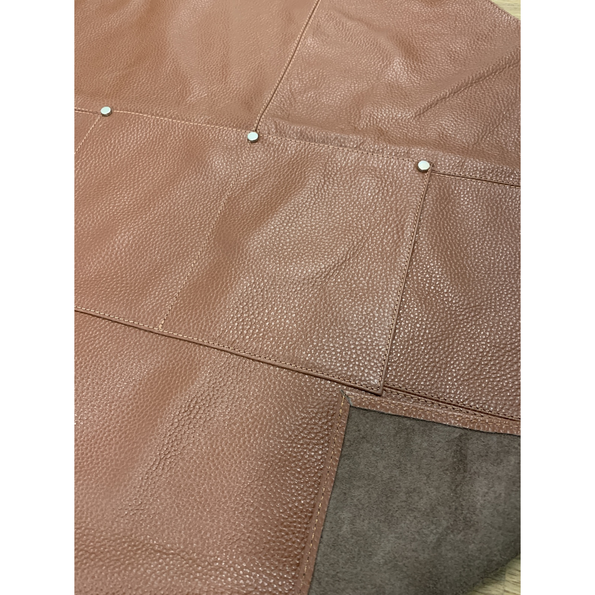 2x BUFFALO LEATHER APRON Cooking Chef Hairdresser Waterproof Durable - Tan