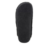 Alegria Womens Leisurelee Open Back Slippers Scuffs Moccasins - Black