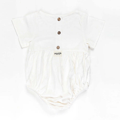 Ponchik Babies + Kids - Linen Romper - Daisy - Size 2 Years Old