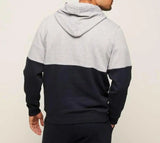 Lotto Mens Panel Pullover Hoodie Jumper Sweater Pullover - Heather/Navy