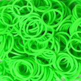 2400 LOOM BANDS Rubber Refill Kit DIY Magical Bracelet 96 S Clips, 8 Hooks - Plain White