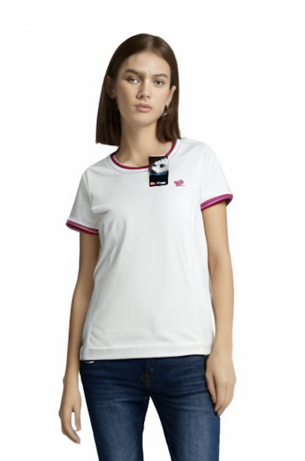 LOTTO Womens Tennis Share Round Crew Neck Top T Shirt Performance Q2455