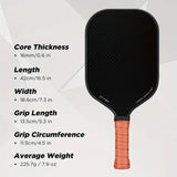 3K Graphite Carbon Fiber Pickleball Paddles Pickle Ball Racket Racquet