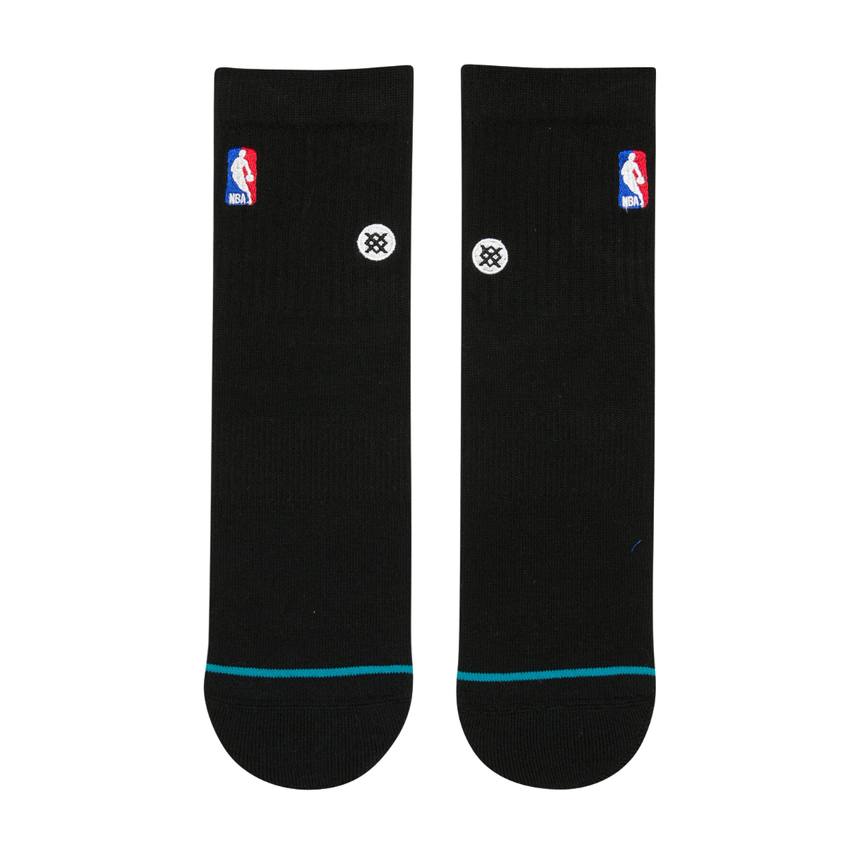 NBA Mens Stance Logoman Basketball Socks Quarter QTR Official - Black