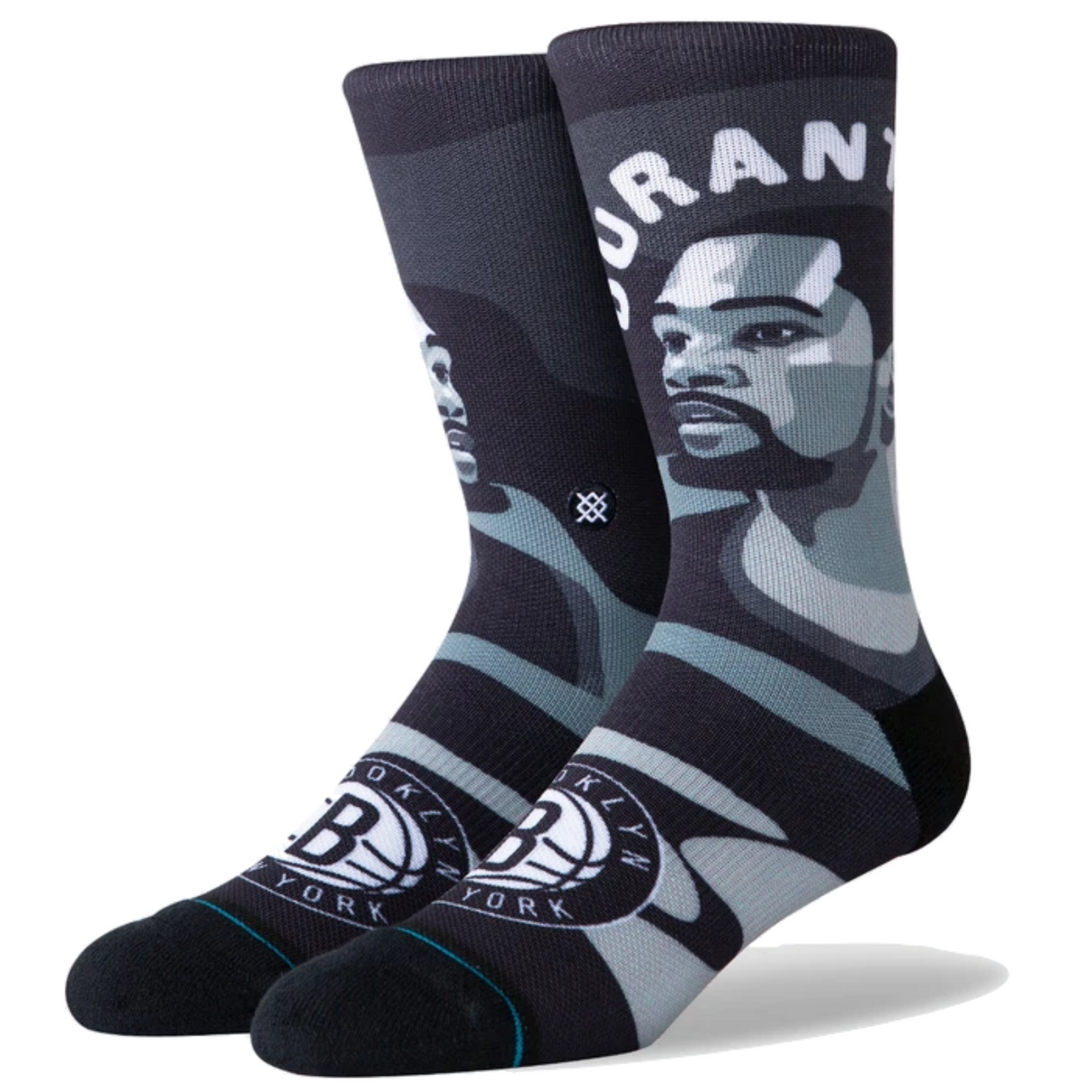 STANCE MENS KEVIN DURANT SOCKS SPORTS ARCH SUPPORT - BLACK