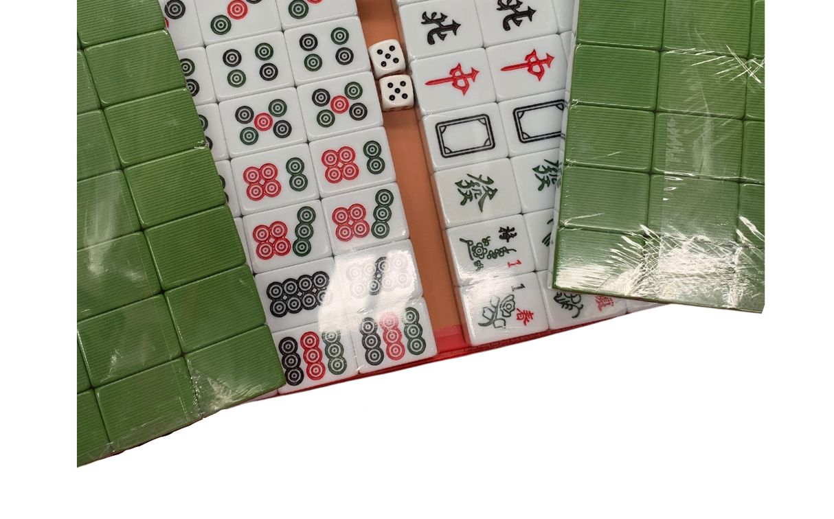 Traditional Mah Jong Game Set 144 Chinese Tiles Heavy Duty Kit 4.7KG  麻将 Mahjong