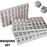 Traditional Mah Jong Game Set 144 Chinese Tiles Heavy Duty Kit 4.7KG  麻将 Mahjong