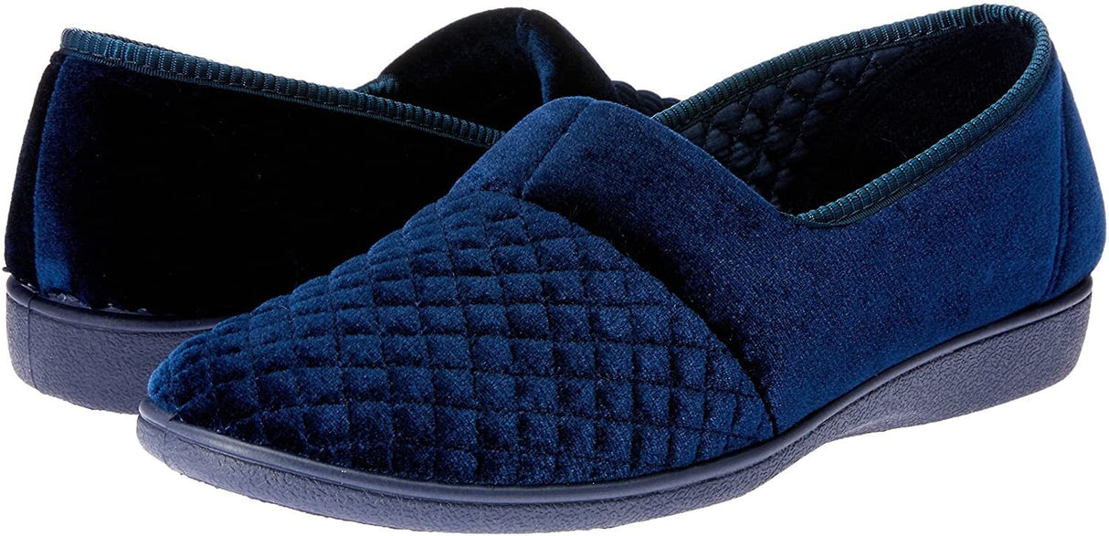 Grosby Marcy 2 Womens Slippers Slip On Indoor Outdoor Quilted Moccasins Shoes